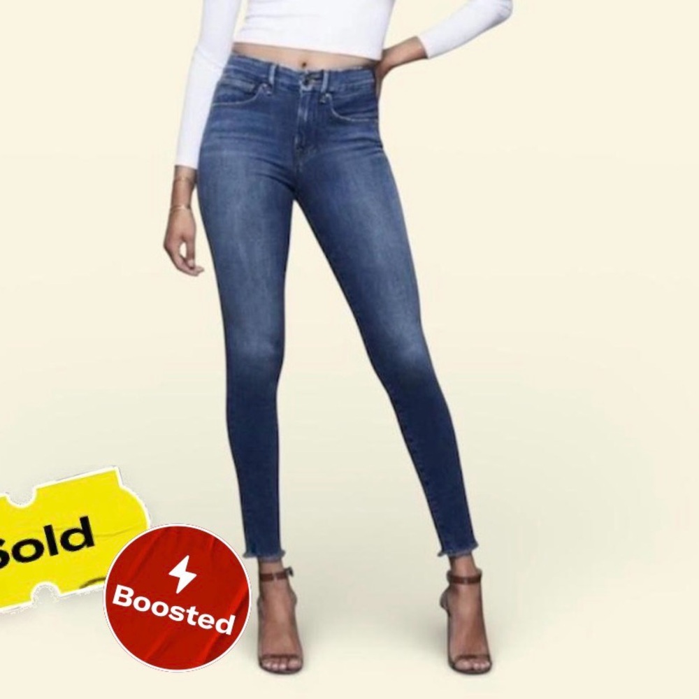 Good American Dark Blue Skinny Jeans